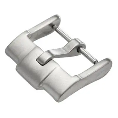 Silver Brushed Buckle 20mm