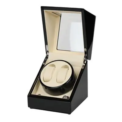 Watch Winder Black Wood, Double