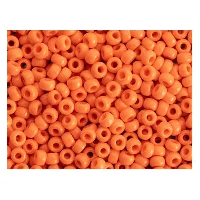 Miyuki 11/0 Round Seed Beads Seed Beads Opaque Orange 23.5g Tube, Miyuki Code 406