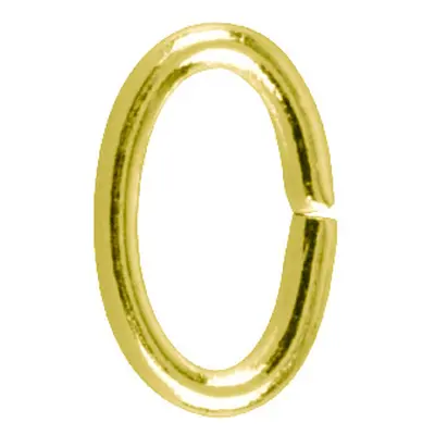 Gold Plated Jump Ring Oval 9.4mm Pack of 100