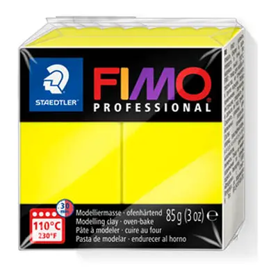 Fimo Professional Lemon Yellow 85g Polymer Clay Block Fimo Colour Reference 1