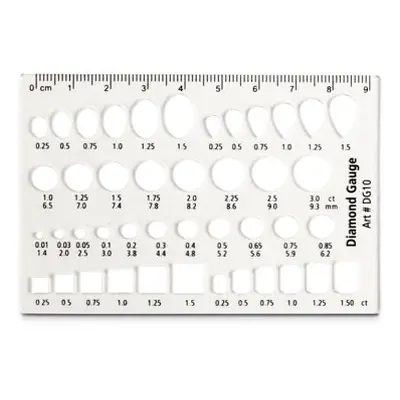 Diamond Gauge For Various Sizes And Shapes