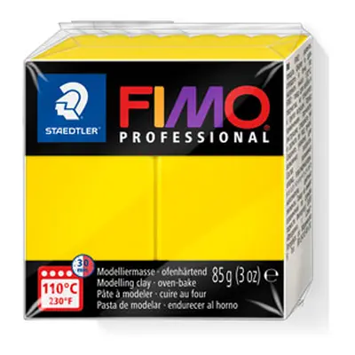 Fimo Professional True Yellow 85g Polymer Clay Block Fimo Colour Reference 100