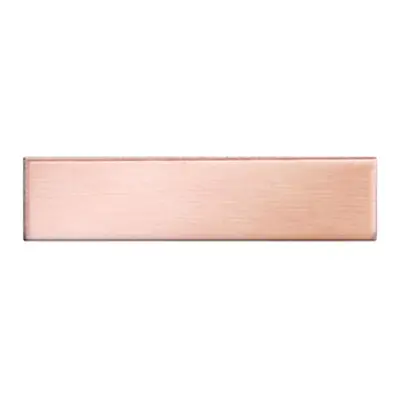 Copper Blanks Rectangular Pack of 6 6mm X 25mm X 0.8mm