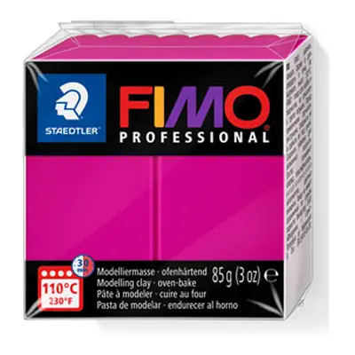 Fimo Professional Magenta 85g Polymer Clay Block Fimo Colour Reference 210