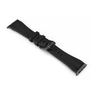 Black Silicone Strap For Apple Watch, Compatible With 38/40/41mm Models