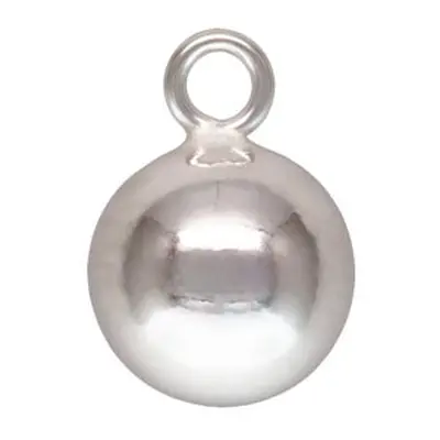 Sterling Silver Ball Drop 6mm