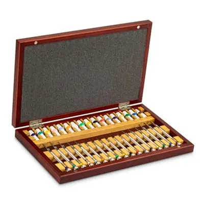 Screwdriver Set Of 17 In Wooden Box For Watchmakers And Jewellers With Replacement Heads