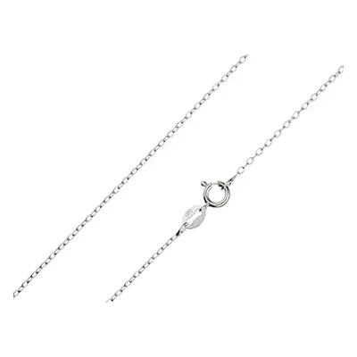 Sterling Silver 1.3mm Trace Chain 18&quot;/45cm Unhallmarked 100% Recycled Silver