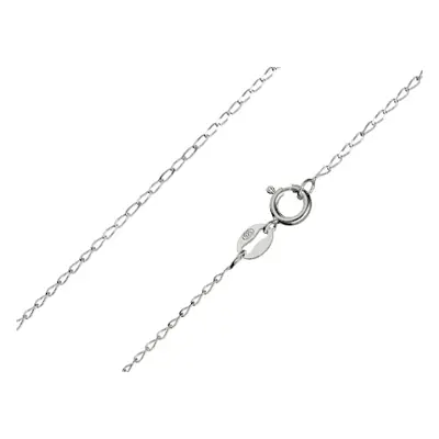 Sterling Silver 1.0mm Diamond Cut Curb Chain 18&quot;/45cm Unhallmarked 100% Recycled Silver