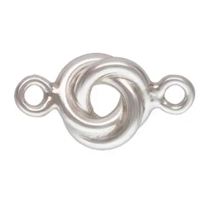 Sterling Silver Knot Connector 5mm