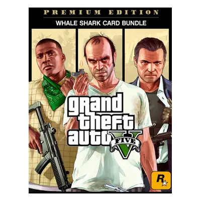 Grand Theft Auto V: Premium Online Edition and Whale Shark Card Bundle for PC - Rockstar Launche