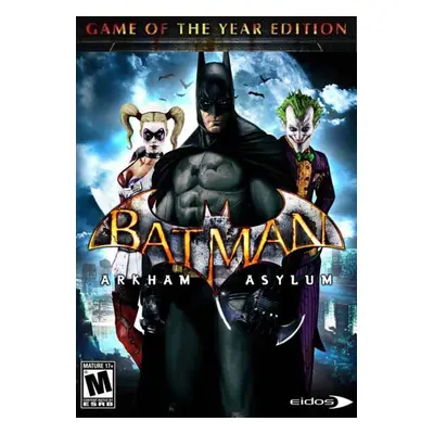 Batman: Arkham Asylum Game of the Year Edition for PC - Steam Download Code