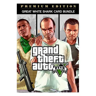 Grand Theft Auto V: Premium Online Edition and Great White Shark Card Bundle for PC - Rockstar L