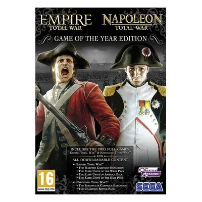 Empire and Napoleon Total War Game of Year Edition Collection for PC - Steam Download Code