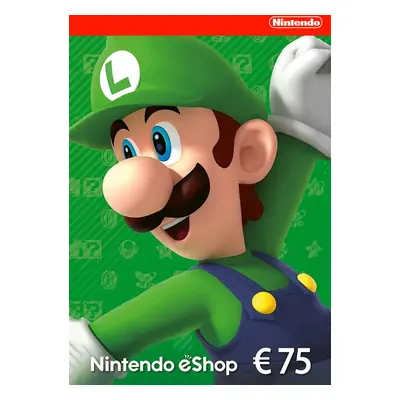 Nintendo 75 EUR for Switch - Nintendo eShop Download Code