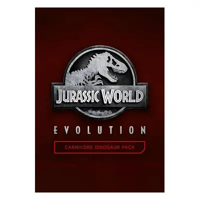 Jurassic World Evolution: Carnivore Dinosaur Pack DLC for PC - Steam Download Code