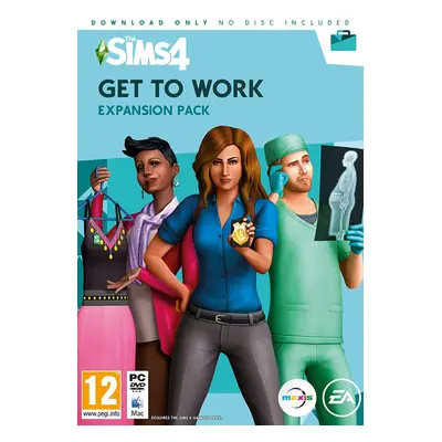 The Sims 4 Get to Work for PC / Mac - EA Origin Download Code