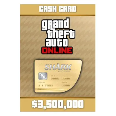 Grand Theft Auto Online: Whale Shark Card 3,500,000$ for PC - Rockstar Launcher Download Code