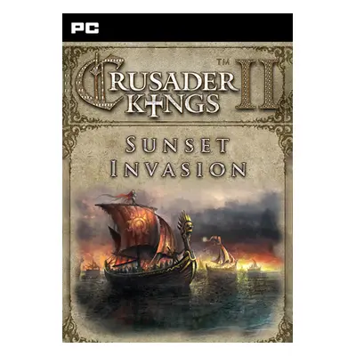 Crusader Kings II: Sunset Invasion - Expansion for PC / Mac / Linux - Steam Download Code