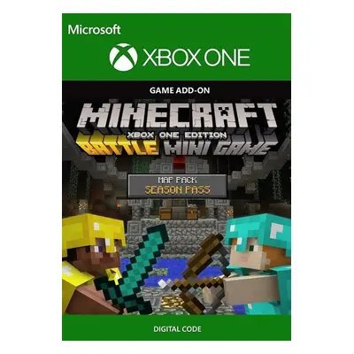 Minecraft Battle Map Pack Season Pass (Xbox One) for Xbox One - Xbox Live Download Code