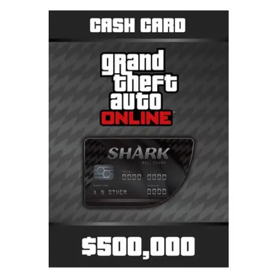 Grand Theft Auto Online: Bull Shark Card 500,000$ for PC - Rockstar Launcher Download Code