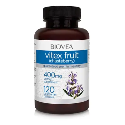 VITEX FRUIT (Chasteberry) 400mg 120 Vegetarian Capsules