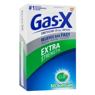 GAS-X (Extra Strength) 125mg 50 Softgels