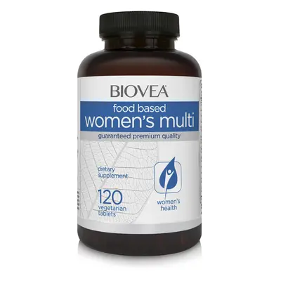 WOMEN'S MULTIVITAMIN (Food Based) 120 Vegetarian Tablets