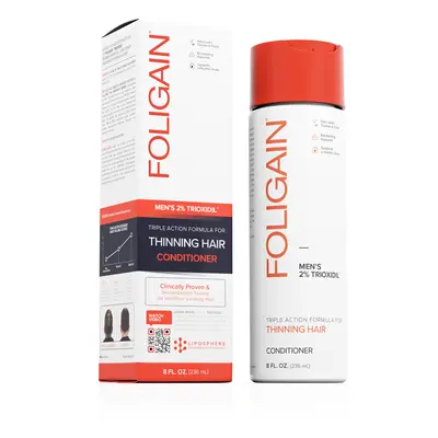 FOLIGAIN HAIR REGROWTH CONDITIONER For Men with 2% Trioxidil® (8 fl oz) 236ml