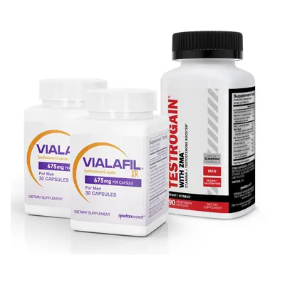 TESTROGAIN (With ZMA) + 2 FREE VIALAFIL XR VALUE PACK