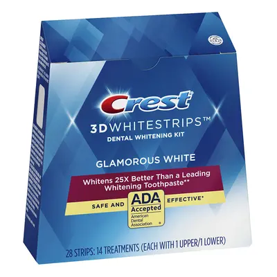 CREST 3D WHITE - WHITESTRIPS GLAMOROUS WHITE 14 Whitening Treatments