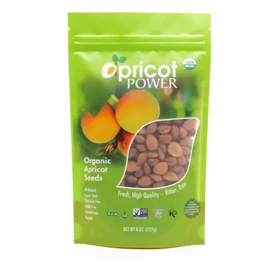 APRICOT SEEDS (Organic - Bitter Raw) 8oz (227g)