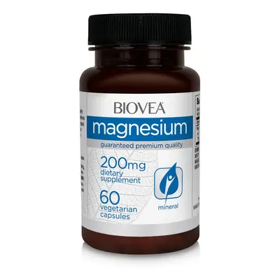 MAGNESIUM 200mg 60 Vegetarian Capsules