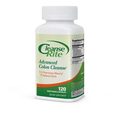 CLEANSE-RITE ADVANCED COLON CLEANSE 120 Vegetarian Capsules