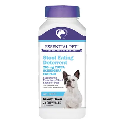 STOOL EATING DETERRENT FOR DOGS (Savory Flavor) 75 Chewables