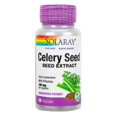 CELERY SEED EXTRACT 100mg 30 Vegetarian Capsules