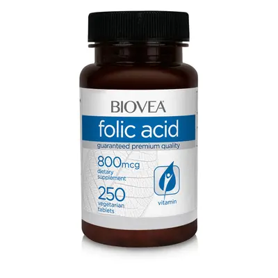 FOLIC ACID 800mcg 250 Tablets