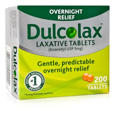 DULCOLAX LAXATIVE 200 Tablets