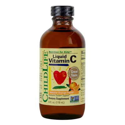 LIQUID VITAMIN C (Natural Orange Flavor) (4 fl oz) 118.5ml