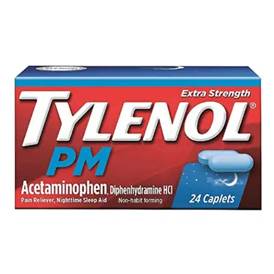 TYLENOL PM PAIN RELIEVER & SLEEP AID (Extra Strength) 24 Caplets