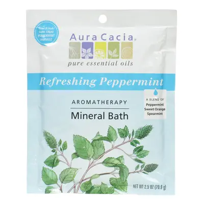 MINERAL BATH SALT (Refreshing Peppermint) 1 Packet