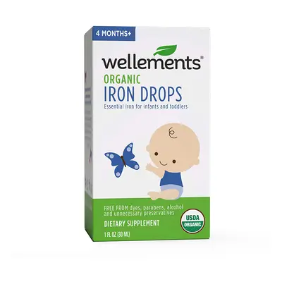 ORGANIC IRON DROPS (1 fl oz) 30 ml