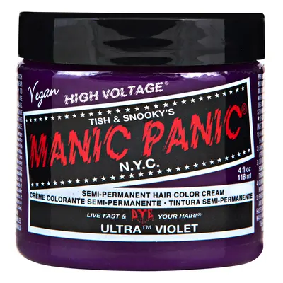 HIGH VOLTAGE CLASSIC SEMI-PERMANENT HAIR COLOUR (Ultra Violet) (4oz) 118ml