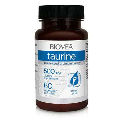 TAURINE 500mg 60 Vegetarian Capsules