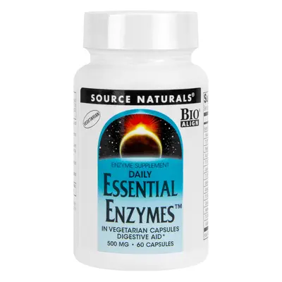 ESSENTIAL ENZYMES DAILY 500mg 60 Vegetarian Capsules