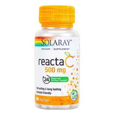 REACTA-C (Vitamin C) 500mg 60 Vegetarian Capsules