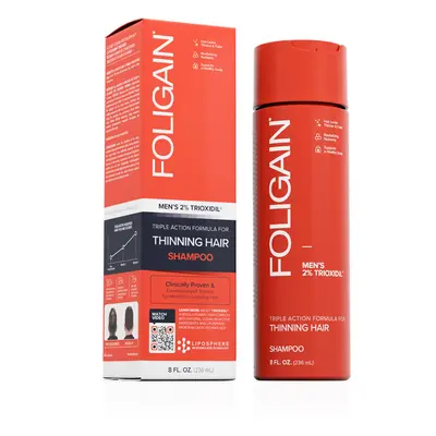 FOLIGAIN HAIR REGROWTH SHAMPOO For Men with 2% Trioxidil® (8 fl oz) 236ml