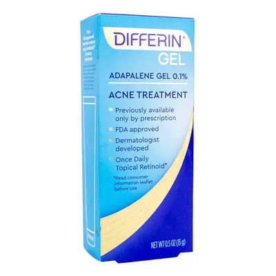 ADAPALENE GEL 0.1% ACNE TREATMENT (0.5oz) 15g