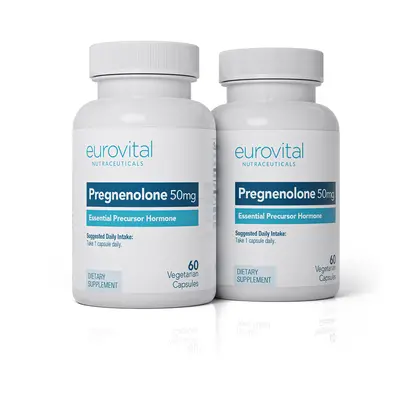 PREGNENOLONE 50mg 120 Capsules VALUE PACK